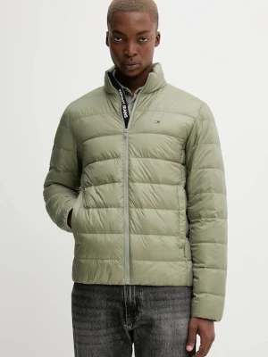 Tommy Jeans kurtka puchowa męska kolor zielony przejściowa DM0DM20658