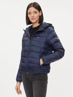 Tommy Jeans Kurtka puchowa Quilted DW0DW09350 Granatowy Regular Fit