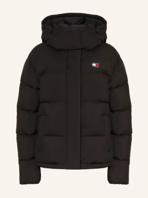 Tommy Jeans Kurtka Puchowa Z Odpinanym Kapturem schwarz CZARNY