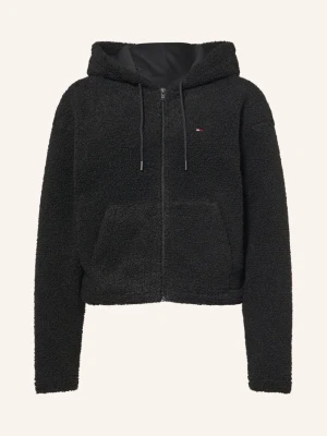Tommy Jeans Kurtka Z Futerkiem Typu Teddy schwarz CZARNY