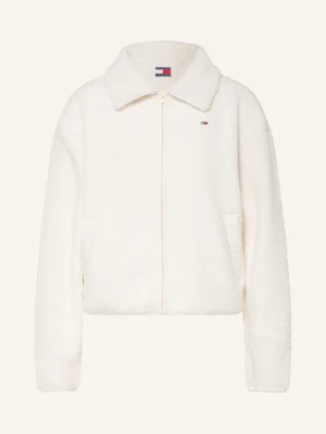 Tommy Jeans Kurtka Z Futerkiem Typu Teddy weiss ECRU