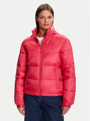 Tommy Jeans Kurtka zimowa DW0DW21619 Czerwony Relaxed Fit