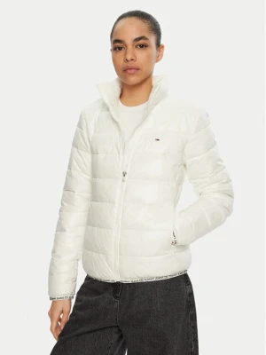 Tommy Jeans Kurtka zimowa Essential DW0DW19312 Écru Regular Fit Kremowy