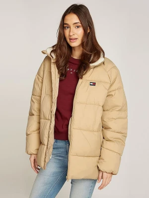 TOMMY JEANS Kurtka zimowa w kolorze beżowym rozmiar: M