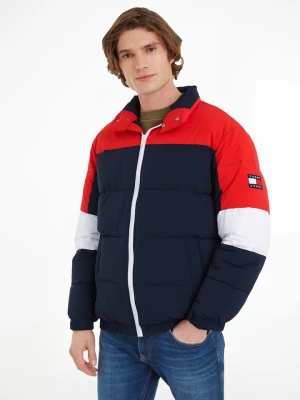 Tommy Hilfiger Kurtka zimowa w kolorze granatowo-czerwonym rozmiar: XL