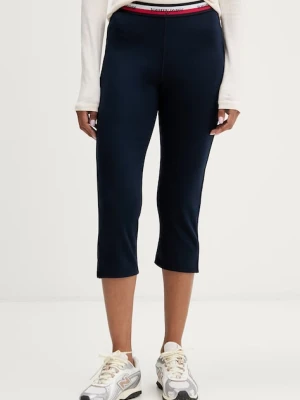 Tommy Jeans legginsy damskie z wiskozą