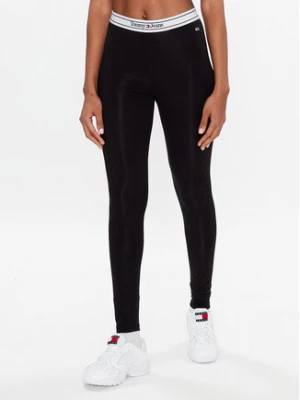 Tommy Jeans Legginsy DW0DW14986 Czarny Slim Fit