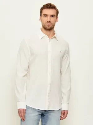 Tommy Jeans Lniana koszula | Regular Fit