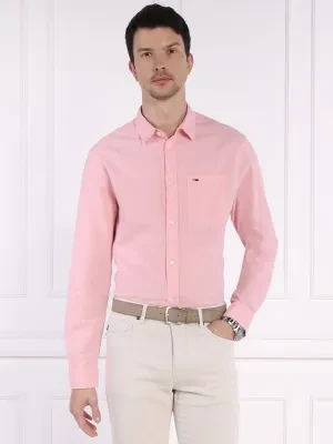 Tommy Jeans Lniana koszula | Regular Fit