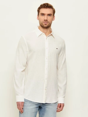 Tommy Jeans Lniana koszula | Regular Fit