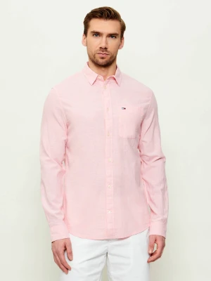 Tommy Jeans Lniana koszula | Regular Fit