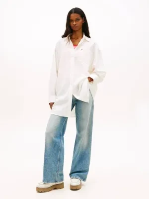 Tommy Jeans Lniana sukienka