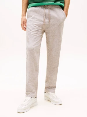 Tommy Jeans Lniane spodnie chino SONNY | Tapered fit