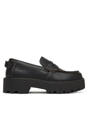 Tommy Jeans Loafersy Archive '01 Loafer Leather EN0EN03005 Czarny
