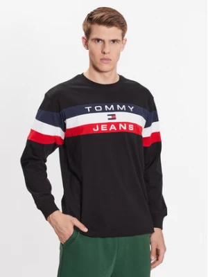 Tommy Jeans Longsleeve Colorblock DM0DM16834 Czarny Relaxed Fit