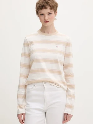 Tommy Jeans longsleeve damski bawełniany