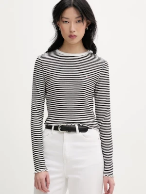 Tommy Jeans longsleeve damski bawełniany z elastanem