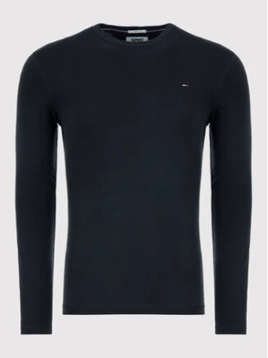 Tommy Jeans Longsleeve DM0DM04409 Czarny Slim Fit