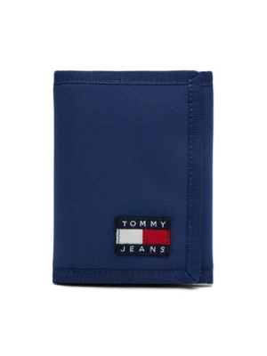 Tommy Jeans Mały Portfel Męski Tjm Ess Daily Nylon Tri Wallet AM0AM13269 Granatowy