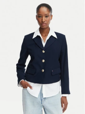 Tommy Jeans Marynarka DW0DW22910 Granatowy Regular Fit