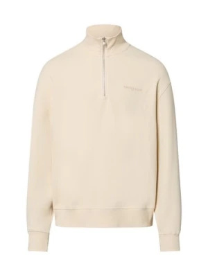 Tommy Jeans Męski niszczyciel potu Mężczyźni Materiał dresowy beżowy jednolity,
