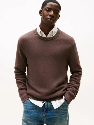 Tommy Jeans sweter Mężczyźni Bawełna brązowy