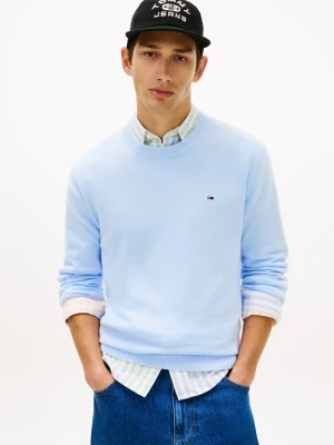 Tommy Jeans sweter z dzianiny Mężczyźni Bawełna (100%) niebieski