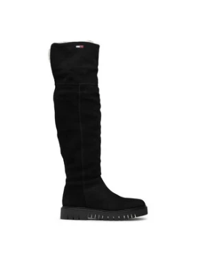 Tommy Jeans Muszkieterki Warmlined Long Boot EN0EN01994 Czarny