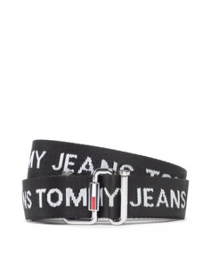 Tommy Jeans Pasek Damski Tjw Essential Webbing Belt AW0AW11650 Czarny