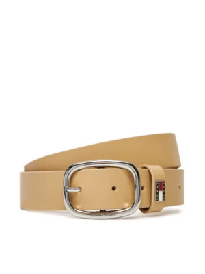Tommy Jeans Pasek Damski Tjw Oval 3.0 AW0AW15836 Écru