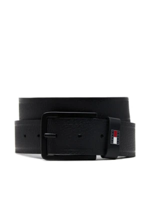 Tommy Jeans Pasek Męski Tjm Elevated Flag Leather 3.5 AM0AM13291 Czarny
