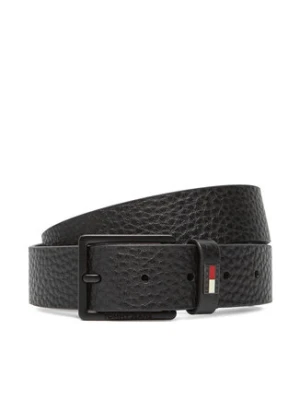 Tommy Jeans Pasek Męski Tjm Elevated Flag Leather 3.5 AM0AM13418 Czarny