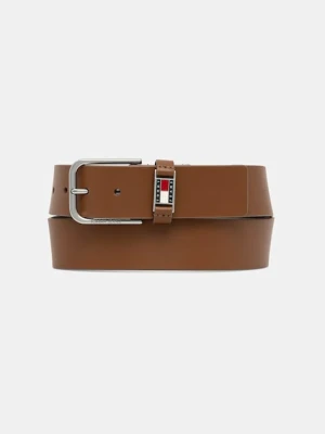 Tommy Jeans pasek skórzany męski kolor brązowy AM0AM13687