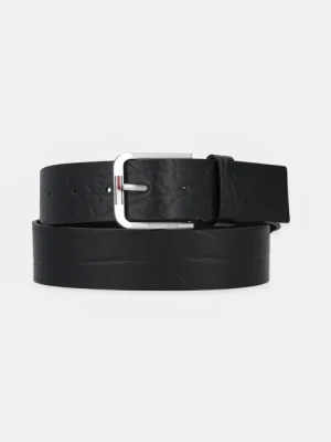 Tommy Jeans pasek skórzany męski kolor czarny AM0AM13413