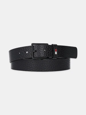 Tommy Jeans pasek skórzany męski kolor czarny AM0AM13418