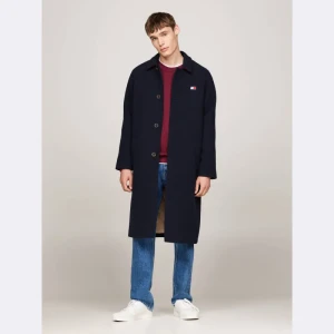 Tommy Jeans Płaszcz | z dodatkiem wełny