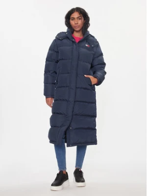Tommy Jeans Płaszcz zimowy Alaska DW0DW14287 Granatowy Regular Fit