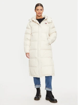 Tommy Jeans Płaszcz zimowy Alaska DW0DW18860 Beżowy Regular Fit