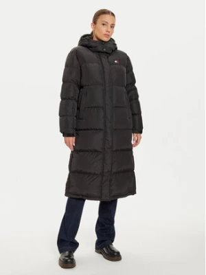Tommy Jeans Płaszcz zimowy Alaska DW0DW18860 Czarny Regular Fit