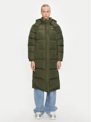 Tommy Jeans Płaszcz zimowy Alaska DW0DW18860 Zielony Regular Fit