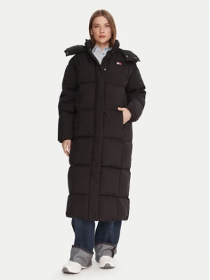 Tommy Jeans Płaszcz zimowy Alaska DW0DW21977 Czarny Relaxed Fit
