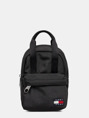 Tommy Jeans plecak damski kolor czarny mały gładki AW0AW17577