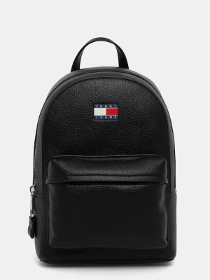 Tommy Jeans plecak damski kolor czarny mały gładki AW0AW17823