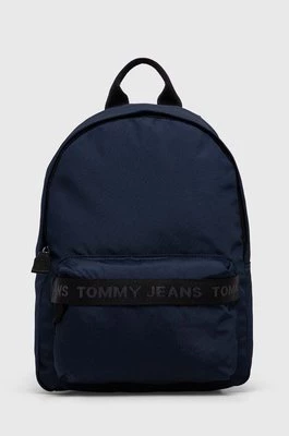 Tommy Jeans plecak damski kolor granatowy mały z nadrukiem