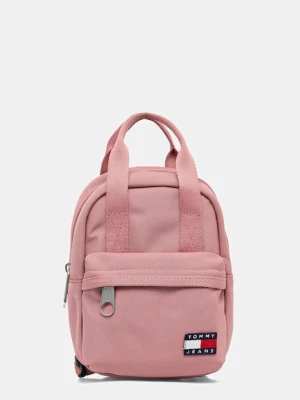 Tommy Jeans plecak damski kolor pomarańczowy mały gładki AW0AW17577