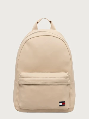 Tommy Jeans plecak damski z imitacji skóry beżowy
