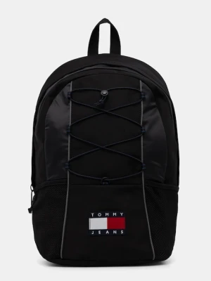 Tommy Jeans plecak męski kolor czarny duży gładki AM0AM13889