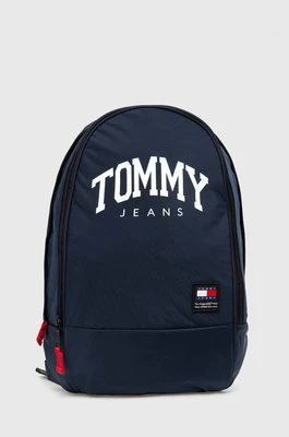 Tommy Jeans plecak męski kolor granatowy duży z nadrukiem AM0AM12129