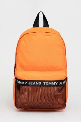 Tommy Jeans plecak męski kolor pomarańczowy duży z nadrukiem