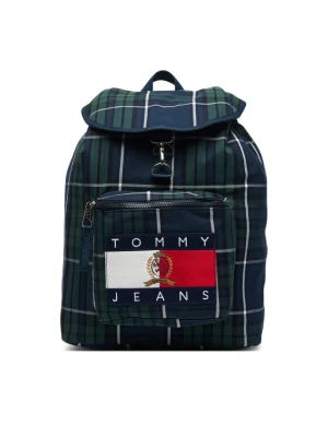 Tommy Jeans Plecak Tjm Archive Check Backpack AM0AM14816 Zielony